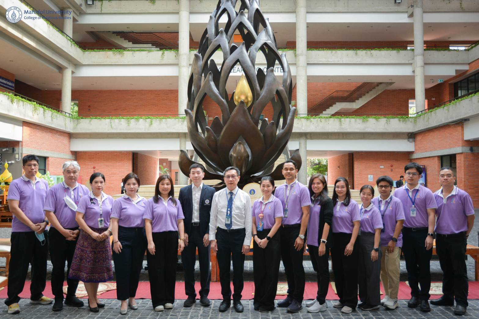 วิทยาลัยศาสนศึกษาจัดพิธีทำบุญเดือนเกิด เมษายน 2569 เจ้าภาพโดยสถาบันนวัตกรรมการเรียนรู้<br>College of Religious Studies Hosts Birthday Merit-Making Ceremony for April 2026