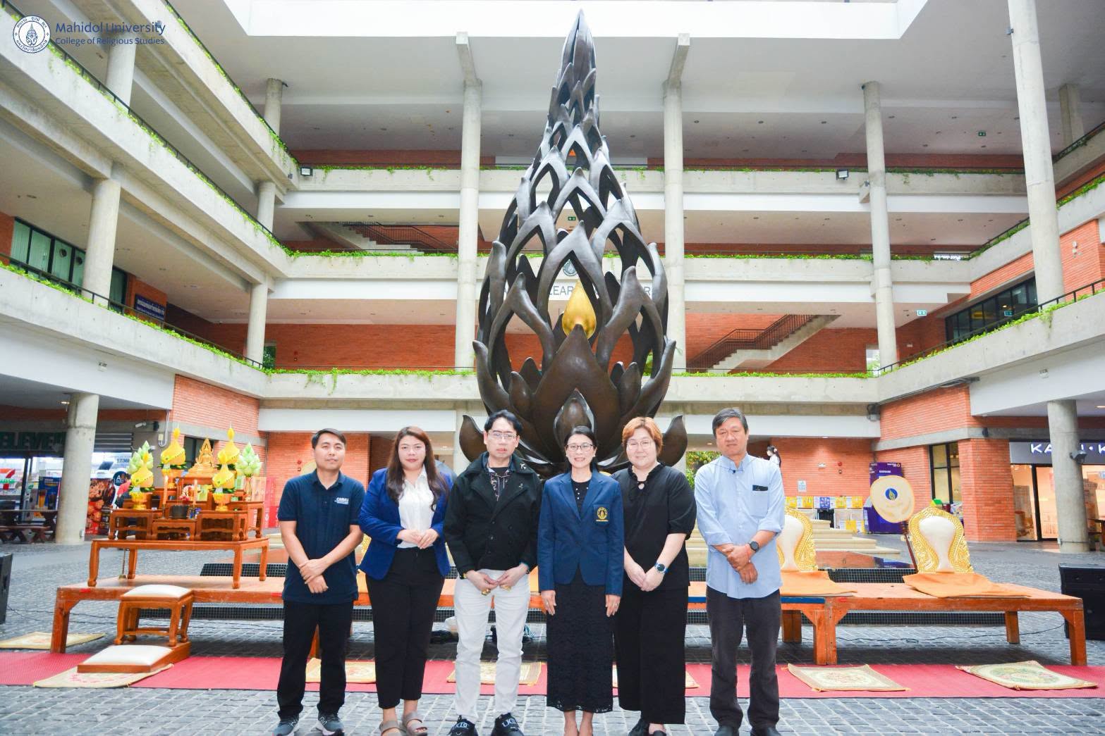 วิทยาลัยศาสนศึกษา จัดพิธีทำบุญเดือนเกิดกันยายน 2569 เจ้าภาพโดยวิทยาลัยการจัดการ<br>College of Religious Studies Holds Birthday Merit-Making Ceremony for September 2026