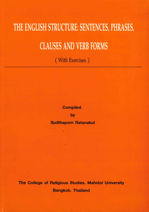 The English Structure: Sentences, Phrases, Clauses and Verb Forms