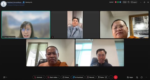 วิทยาลัยศาสนศึกษา มหาวิทยาลัยมหิดล จัดประชุมหารือร่วม มมร. วางแนวคิดกรอบคุณธรรมและจริยธรรมด้านศาสนาเพื่อการประกอบวิชาชีพ