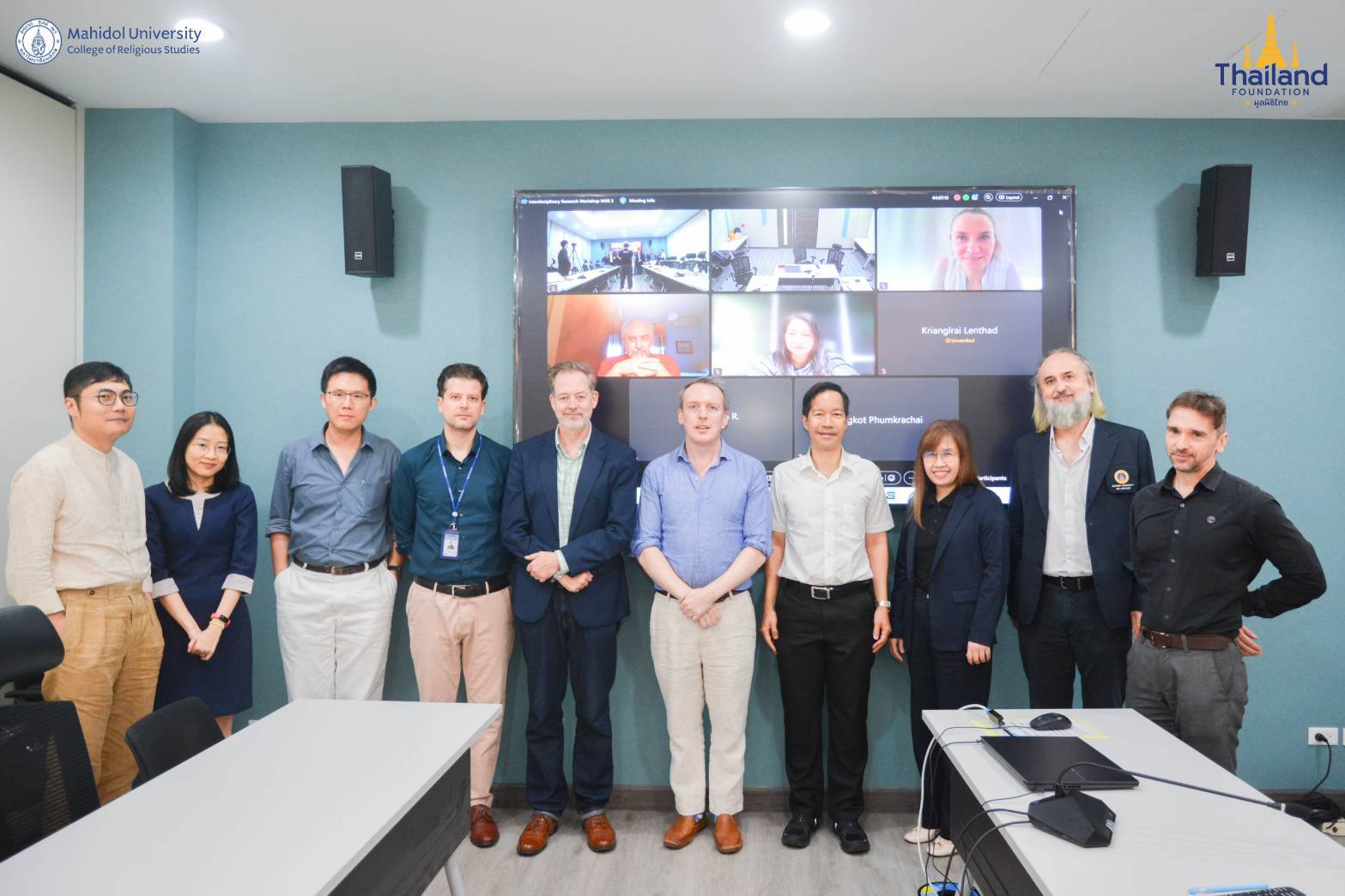 วิทยาลัยศาสนศึกษา มหาวิทยาลัยมหิดล จัดงานประชุมนานาชาติ IWIR 3 สร้างเครือข่ายวิจัยข้ามศาสตร์เพื่อผลกระทบทางสังคม
Mahidol University’s College of Religious Studies Hosts the International Workshop IWIR 3 to Build Interdisciplinary Research Networks for Social Impact.