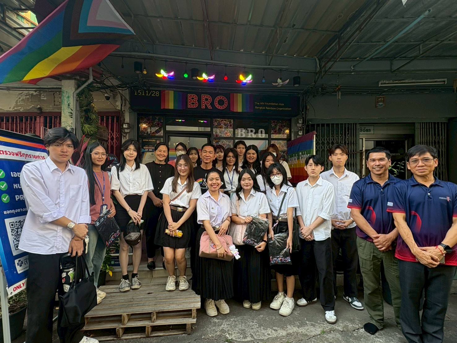 วิทยาลัยศาสนศึกษา มหาวิทยาลัยมหิดล นำนักศึกษาร่วมทำโครงการเพื่อสังคม ร่วมกับ BANGKOK RAINBOW ORGANIZATION (องค์กรบางกอกเรนโบว์)